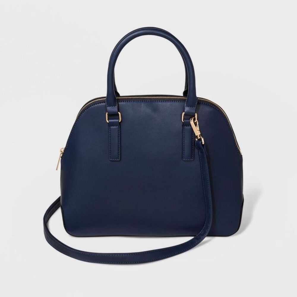 Dome Satchel Handbag - A New Day Navy